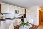 Küche / Küchenzeile - Ferienwohnung Strandblick 2 - Top-Hundeurlaub