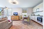 Küche / Küchenzeile - Ferienwohnung Strandblick 2 - Top-Hundeurlaub