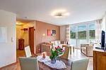 Wohnzimmer - Ferienwohnung Strandblick 2 - Top-Hundeurlaub