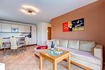 Wohnzimmer - Ferienwohnung Strandblick 2 - Top-Hundeurlaub