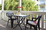 Balkon - Strandschlösschen Haus II Fewo 14 - Top-Hundeurlaub