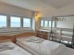 Schlafzimmer - Meerblickappartement mit Kamin - Top-Hundeurlaub