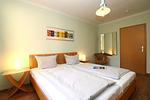 Schlafzimmer - Appartementanlage Dünengarten Fewo 45 - 32 - Top-Hundeurlaub