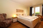 Schlafzimmer - Appartementanlage Dünengarten Fewo 45 - 32 - Top-Hundeurlaub