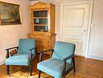 Wohnzimmer mit Sitzbereich im Ferienhaus Hus Bohult in Berga – traditionelles Schwedenhaus in Småland für 2 Personen - Hus Bohult - Top-Hundeurlaub
