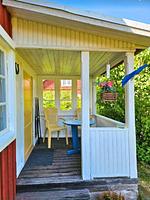 Eingangsbereich des Ferienhauses Hus Bohult in Berga – charmantes Schwedenhaus in Småland - Hus Bohult - Top-Hundeurlaub