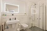 Badezimmer - Ferienwohnung Lieblingsort - Top-Hundeurlaub