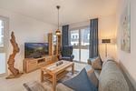 Wohnzimmer - Ferienwohnung Lieblingsort - Top-Hundeurlaub