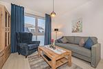 Wohnzimmer - Ferienwohnung Lieblingsort - Top-Hundeurlaub