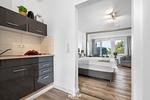 Küche / Küchenzeile - Apartment 23 - Top-Hundeurlaub