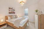 Schlafzimmer - Ferienwohnung Meerzeit - Top-Hundeurlaub