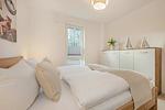 Schlafzimmer - Ferienwohnung Meerzeit - Top-Hundeurlaub