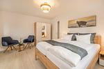 Schlafzimmer - Ferienwohnung Meerzeit - Top-Hundeurlaub