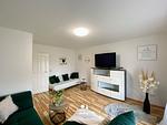 Ferienwohnung "Landtraum" Wohnzimmer - Ferienwohnung Landtraum - Top-Hundeurlaub