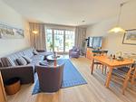 Wohnzimmer - Komfort Ferienwohnung mit 1 Schlafzimmer und Terrasse im Erdgeschoss (117) - Top-Hundeurlaub