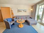 Wohnzimmer - Komfort Ferienwohnung mit 1 Schlafzimmer und Terrasse im Erdgeschoss (117) - Top-Hundeurlaub