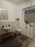Badezimmer - Ferienwohung Timmendorf-unsere-Zeit - Top-Hundeurlaub
