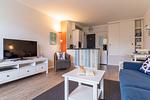 Wohnzimmer - Ankerplatz Tertius Törn - Top-Hundeurlaub