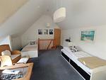 Schlafzimmer - Lindenstraße 43 Wohnung 6 Mein Seepferdchen - Top-Hundeurlaub