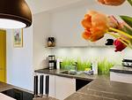 Küche / Küchenzeile - Ferienwohnung Leuchtfeuer im Haus Zudar Prora - Top-Hundeurlaub