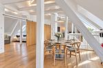 Küche / Küchenzeile - Ferienwohnung Circus Loft in der Villa Circus Putbus - Top-Hundeurlaub