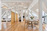 Wohnzimmer - Ferienwohnung Circus Loft in der Villa Circus Putbus - Top-Hundeurlaub
