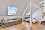 Schlafzimmer - Ferienwohnung Circus Loft in der Villa Circus Putbus - Top-Hundeurlaub