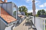 Terrasse - Ferienwohnung Circus Loft in der Villa Circus Putbus - Top-Hundeurlaub