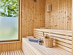 Sauna - Ferienwohnung Circus Loft in der Villa Circus Putbus - Top-Hundeurlaub