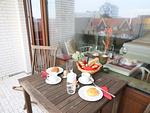 Balkon - Kjeirstr. 34, Whg. 18, Haus Atlanta, Krabbenliebe - Top-Hundeurlaub