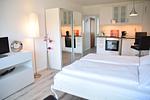 Wohnzimmer - Kjeirstr. 34, Whg. 05, Haus Atlanta - Top-Hundeurlaub