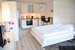 Schlafzimmer - Kjeirstr. 34, Whg. 05, Haus Atlanta - Top-Hundeurlaub
