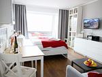 Schlafzimmer - Kjeirstr. 34, Whg. 12, Haus Atlanta - Top-Hundeurlaub