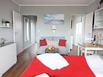 Schlafzimmer - Kjeirstr. 34, Whg. 12, Haus Atlanta - Top-Hundeurlaub