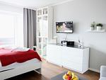 Wohnzimmer - Kjeirstr. 34, Whg. 12, Haus Atlanta - Top-Hundeurlaub