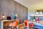 Wohnzimmer - Ferienwohnung Kohlmeise 28 im Wreecher Idyll Rügen - Top-Hundeurlaub