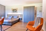 Wohnzimmer - Ferienwohnung Kohlmeise 28 im Wreecher Idyll Rügen - Top-Hundeurlaub