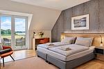 Wohnzimmer - Ferienwohnung Wiesenpieper 07 im Wreecher Idyll Rügen - Top-Hundeurlaub