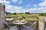 Balkon - Ferienwohnung Wiesenpieper 07 im Wreecher Idyll Rügen - Top-Hundeurlaub