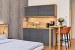 Wohnzimmer - Ferienwohnung Wiesenpieper 07 im Wreecher Idyll Rügen - Top-Hundeurlaub