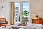 Wohnzimmer - Ferienwohnung Wiesenpieper 07 im Wreecher Idyll Rügen - Top-Hundeurlaub