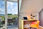 Balkon - Ferienwohnung Wiesenpieper 07 im Wreecher Idyll Rügen - Top-Hundeurlaub