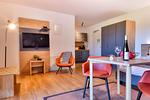 Wohnzimmer - Ferienwohnung Eiderente 29 im Wreecher Idyll Rügen - Top-Hundeurlaub
