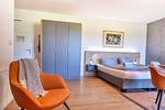 Wohnzimmer - Ferienwohnung Eiderente 29 im Wreecher Idyll Rügen - Top-Hundeurlaub