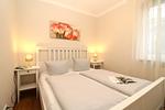 Schlafzimmer - Strandschlösschen Haus II Fewo 6 - Top-Hundeurlaub