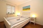 Schlafzimmer - Strandschlösschen Haus II Fewo 6 - Top-Hundeurlaub