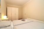 Schlafzimmer - Strandschlösschen Haus II Fewo 6 - Top-Hundeurlaub