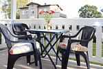 Terrasse - Strandschlösschen Haus II Fewo 6 - Top-Hundeurlaub