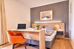 Wohnzimmer - Ferienwohnung Kleiber 21 im Wreecher Idyll Rügen - Top-Hundeurlaub