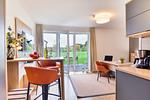 Wohnzimmer - Ferienwohnung Kleiber 21 im Wreecher Idyll Rügen - Top-Hundeurlaub